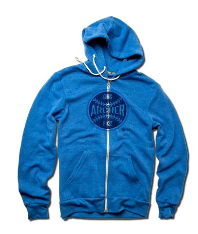 Zip Hoodie Eco True Royal