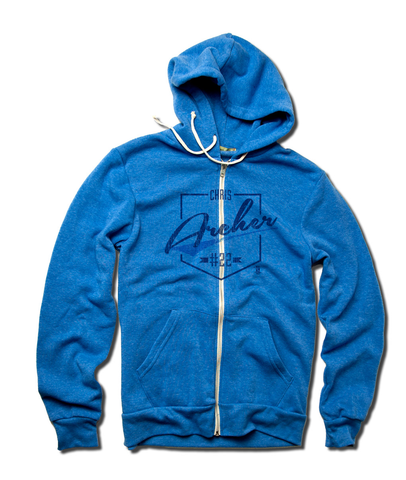 Zip Hoodie Eco True Royal
