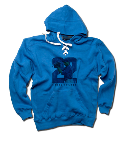 Lace Hoodie Royal