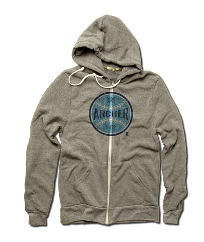 Zip Hoodie Eco Gray