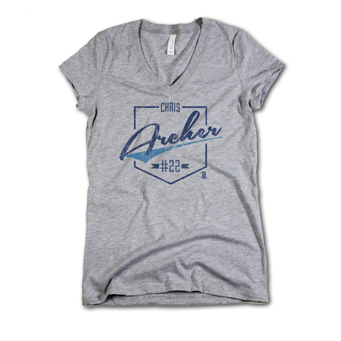 V-Neck Athletic Gray